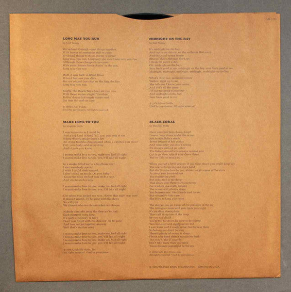 The Stills-Young Band - Long May You Run (Vinyl, LP, Album) Very Good Plus (VG+) / Very Good Plus (VG+)