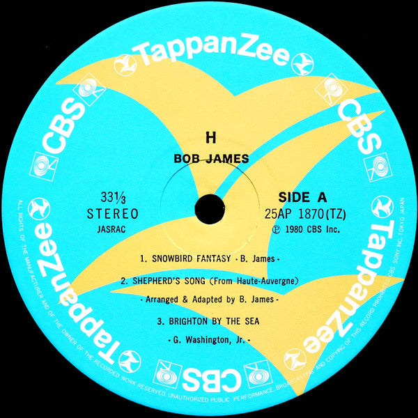 Bob James - H (Vinyl, LP, Album, Stereo)