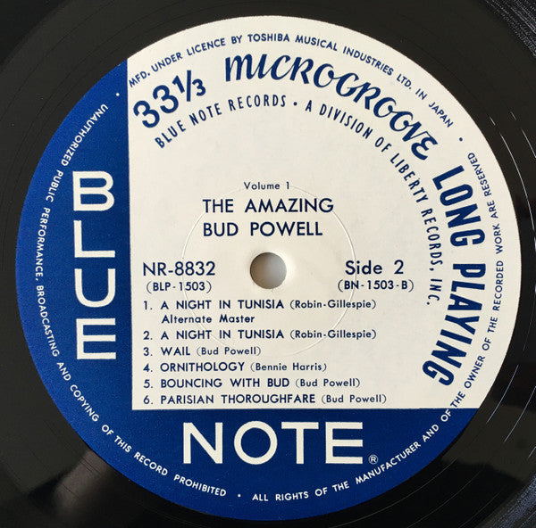 Bud Powell - The Amazing Bud Powell, Volume 1 (Vinyl, LP, Album, Re...