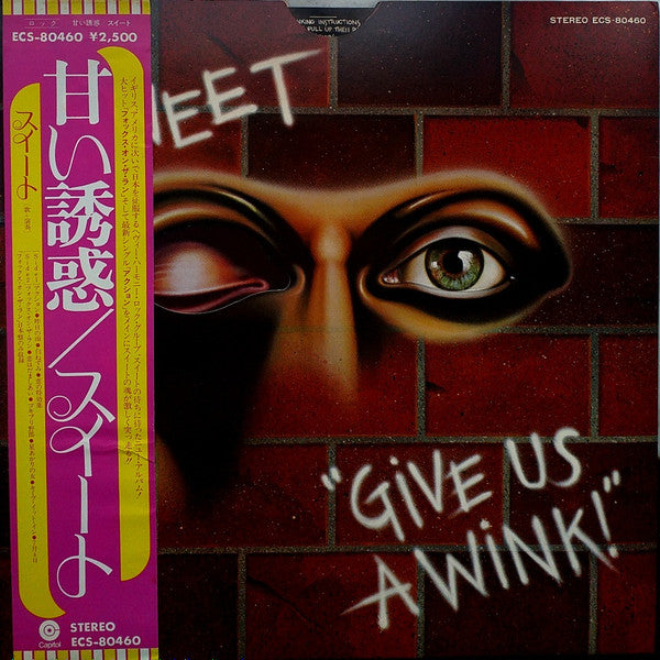 The Sweet - Give Us A Wink (Vinyl, LP, Album, Promo) Very Good (VG) / Very Good Plus (VG+)