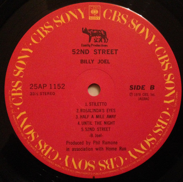 Billy Joel - 52nd Street (Vinyl, LP, Album)
