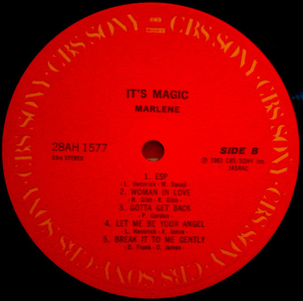Marlene (16) - It's Magic = マジック (Vinyl, LP, Album, Stereo)