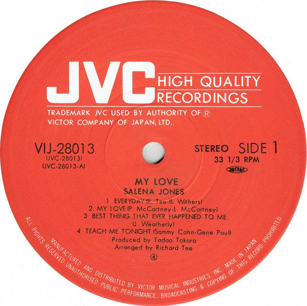 Salena Jones - My Love (Vinyl, LP, Album)