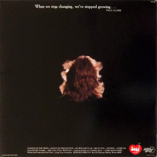 Paul Clark (5) - Change In The Wind (Vinyl, LP, Album) Very Good Plus (VG+) / Very Good (VG)