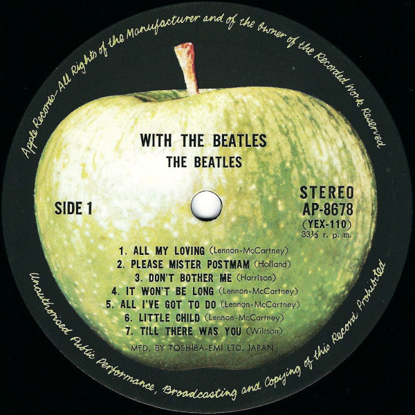 The Beatles - With The Beatles = ステレオ! これがビートルズ Vol.2 (Vinyl, LP, A...