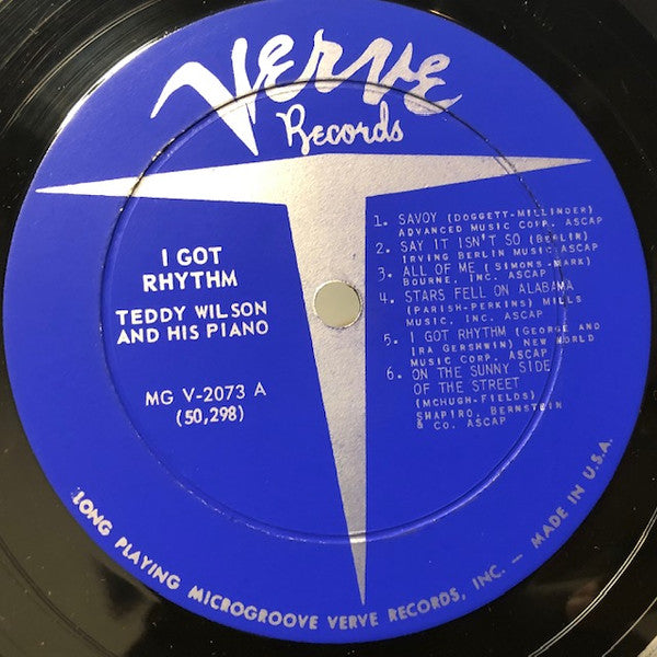 Teddy Wilson - I Got Rhythm (Vinyl, LP) Good Plus (G+) / Good Plus (G+)