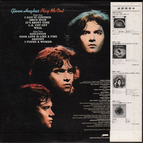 Glenn Hughes - Play Me Out (Vinyl, LP, Album, Promo) Very Good Plus (VG+) / Very Good (VG)