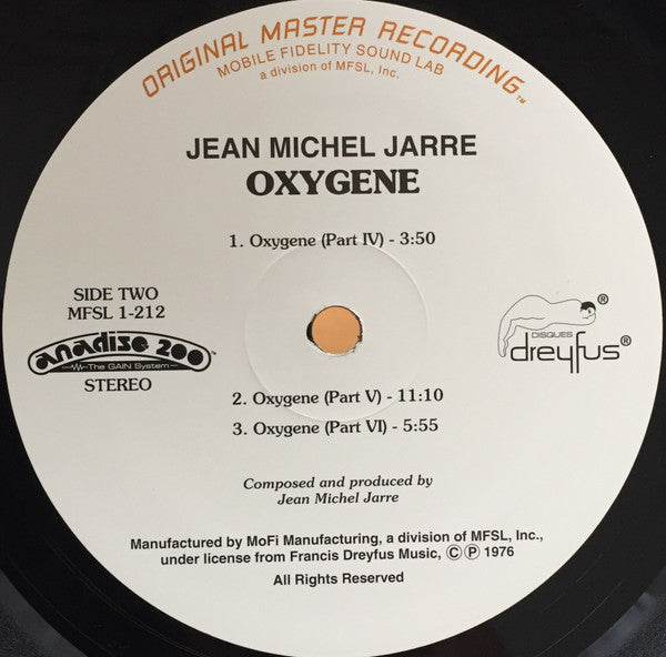 Jean-Michel Jarre - Oxygene (Vinyl, LP, Album, Reissue, Limited Edition, Numbered) Mint (M) / Mint (M)