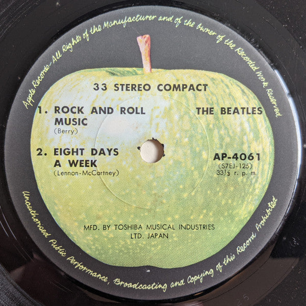The Beatles - Rock And Roll Music (Vinyl, 7", Repress) Near Mint (NM or M-) / Very Good (VG)