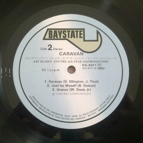 Art Blakey & The Jazz Messengers - Caravan (Vinyl, LP, Album, Stereo) Very Good Plus (VG+) / Very Good Plus (VG+)