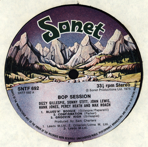 Dizzy Gillespie - The Bop Session (Vinyl, LP, Album) Good Plus (G+) / Good Plus (G+)