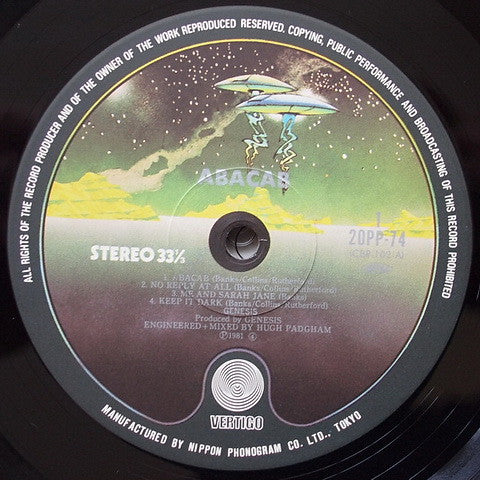 Genesis - Abacab (Vinyl, LP, Album, Reissue) Very Good (VG) / Very Good (VG)