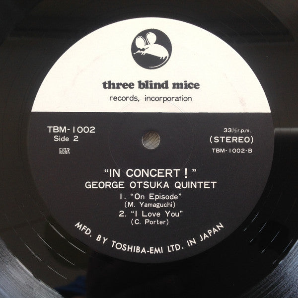 George Otsuka Quintet - In Concert ! (2xVinyl, LP, Album, Stereo) Near Mint (NM or M-) / Very Good Plus (VG+)