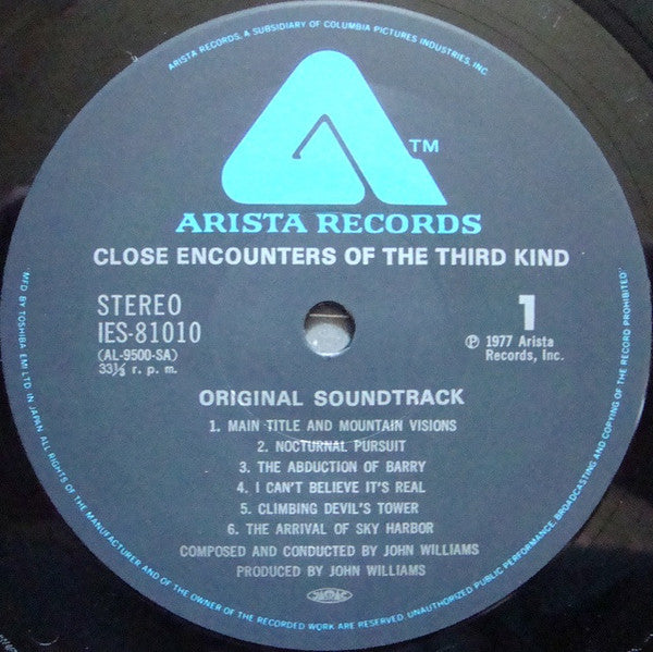 John Williams (4) - Close Encounters Of The Third Kind (Original Mo...