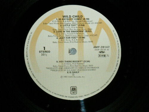 E.G. Daily - Wild Child (Vinyl, LP, Album, Promo) Very Good Plus (VG+) / Very Good (VG)