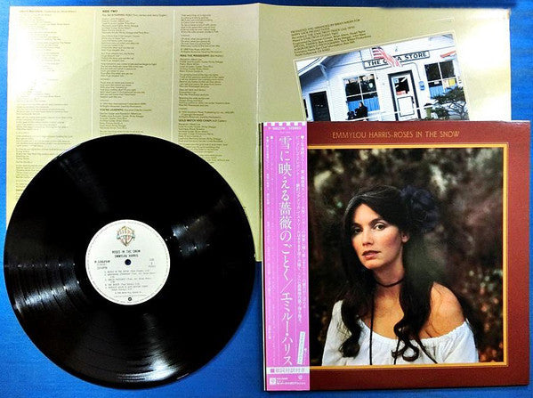 Emmylou Harris - Roses In The Snow (Vinyl, LP, Album, Stereo)