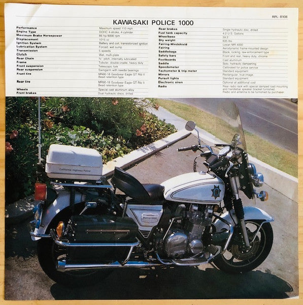 Corniche - CHiPs = 白バイ野郎 ジョン&パンチ (Vinyl, LP, Album, Stereo) Very Good Plus (VG+) / Very Good Plus (VG+)