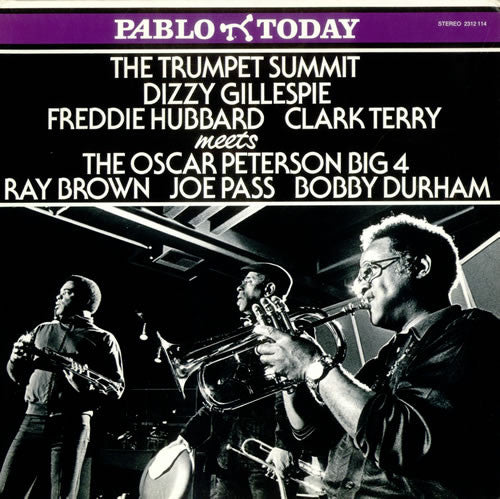 Dizzy Gillespie - The Trumpet Summit Meets The Oscar Peterson Big 4 (Vinyl, LP, Album, Stereo) Very Good Plus (VG+) / Very Good (VG)