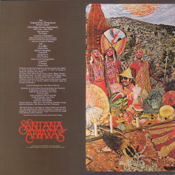 Santana - Abraxas = 天の守護神 (Vinyl, LP, Album, Reissue)