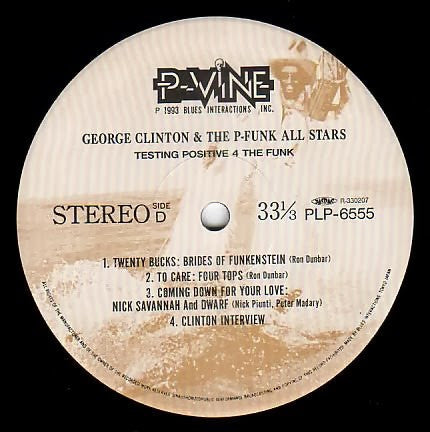 George Clinton - Testing Positive 4 The Funk (2xVinyl, LP, Compilation) Very Good (VG) / Very Good Plus (VG+)