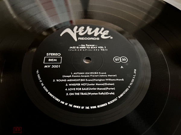 Various - Jazz Is Here To Stay Vol.1 (Vinyl, LP, Compilation) Very Good Plus (VG+) / Very Good Plus (VG+)