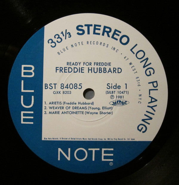 Freddie Hubbard - Ready For Freddie (Vinyl, LP, Album, Reissue, Stereo) Near Mint (NM or M-) / Very Good (VG)