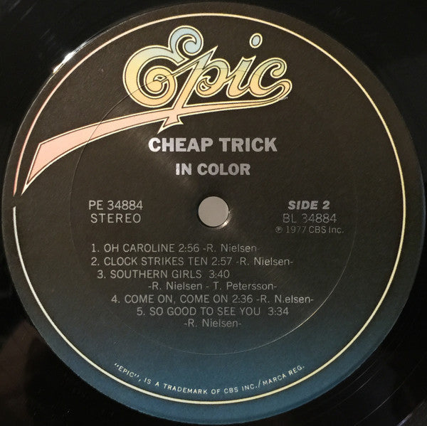 Cheap Trick - In Color (Vinyl, LP, Album, Reissue) Very Good Plus (VG+) / Very Good Plus (VG+)