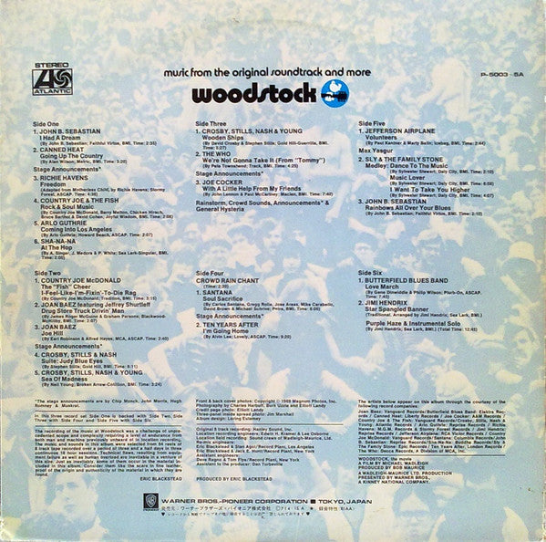 Various - Woodstock - Music From The Original Soundtrack And More (3xVinyl, LP, Album, Reissue) Very Good (VG) / Very Good (VG)