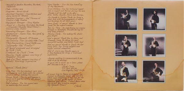 Chick Corea - My Spanish Heart (Vinyl, LP, Album, Stereo)