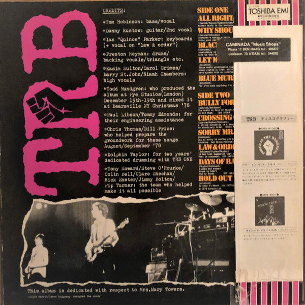 Tom Robinson Band - TRB Two (Vinyl, LP, Album) Near Mint (NM or M-) / Very Good Plus (VG+)