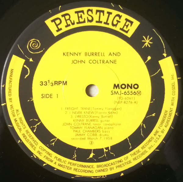Kenny Burrell - Kenny Burrell & John Coltrane (Vinyl, LP, Album, Re...