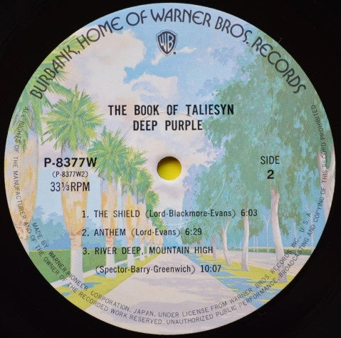 Deep Purple - The Book Of Taliesyn (Vinyl, LP, Album, Reissue)