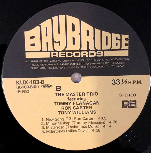 The Master Trio - The Master Trio (Vinyl, LP, Album) Very Good Plus (VG+) / Very Good Plus (VG+)
