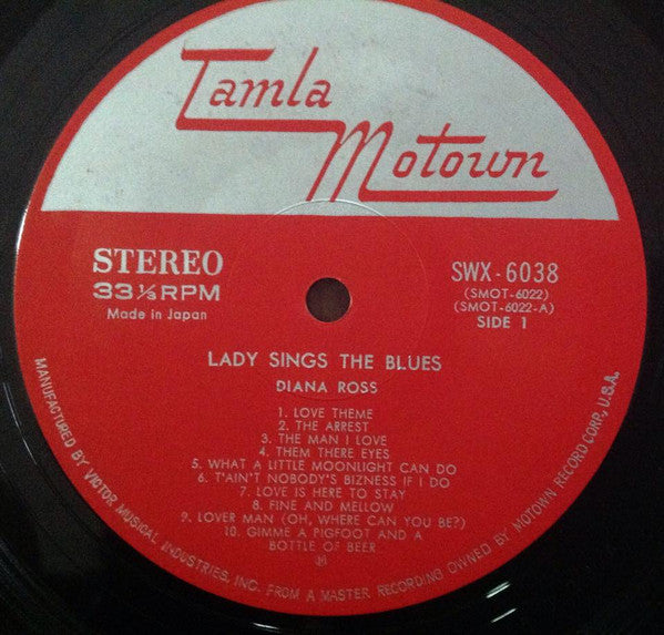 Diana Ross - Lady Sings The Blues (Original Motion Picture Soundtrack) (Vinyl, LP, Album, Reissue) Very Good Plus (VG+) / Very Good Plus (VG+)