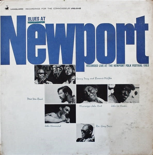 Various - Blues At Newport (Recorded Live At The Newport Folk Festival 1963) (Vinyl, LP, Album, Mono) Good Plus (G+) / Good Plus (G+)