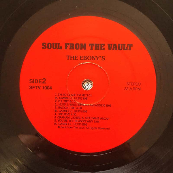 The Ebonys - Ebony Eyes Of The Ebonys (Vinyl, LP, Album, Reissue) Very Good Plus (VG+) / Very Good (VG)