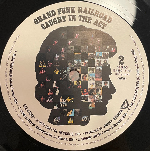 Grand Funk Railroad - Caught In The Act (Vinyl, LP, Album)