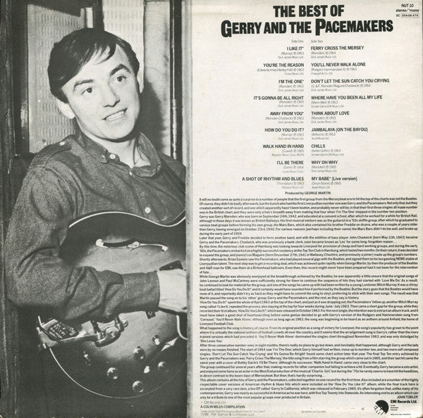 Gerry & The Pacemakers - The Best Of Gerry And The Pacemakers (Vinyl, LP, Compilation, Reissue) Very Good (VG) / Good (G)