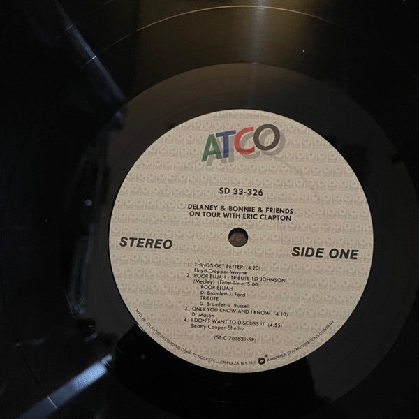 Delaney & Bonnie & Friends - On Tour (Vinyl, LP, Album, Reissue, Stereo) Very Good Plus (VG+) / Very Good Plus (VG+)