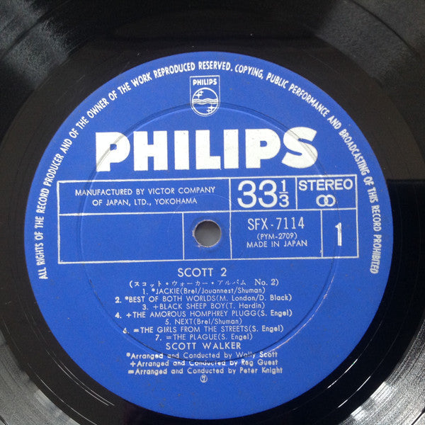 Scott Walker - Scott 2 = スコット・ウォーカー・アルバム No. 2 (Vinyl, LP, Album, S...