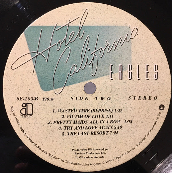 Eagles - Hotel California (Vinyl, LP, Album, Reissue, Stereo)