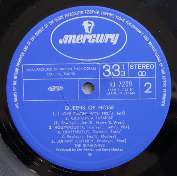 The Runaways - Queens Of Noise = クイーン・オブ・ノイズ ザ・ランナウェイズ II (Vinyl, L...