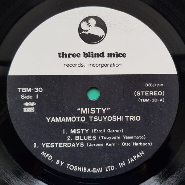 Tsuyoshi Yamamoto Trio - Misty (Vinyl, LP, Album) Very Good Plus (VG+) / Very Good Plus (VG+)