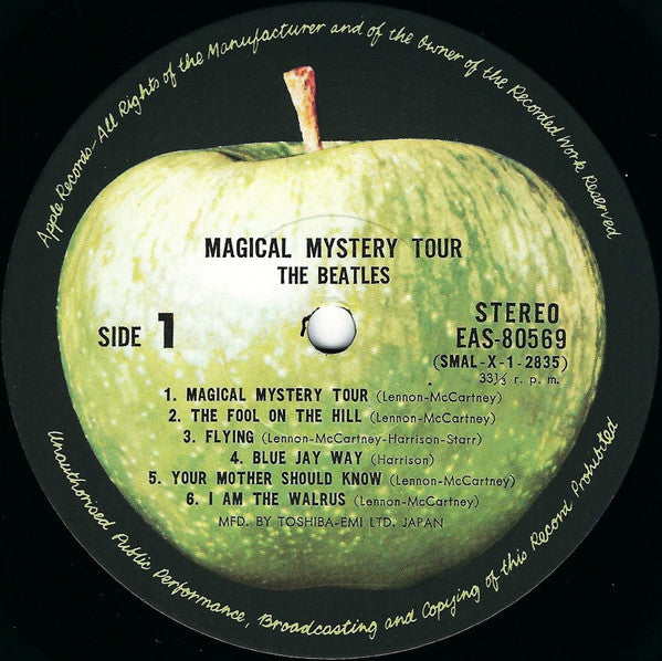 The Beatles - Magical Mystery Tour = マジカル・ミステリー・ツアー (Vinyl, LP, Album, Reissue, Stereo) Very Good (VG) / Very Good Plus (VG+)