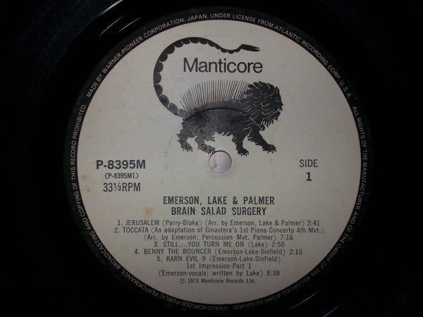 Emerson, Lake & Palmer - Brain Salad Surgery (Vinyl, LP, Album)
