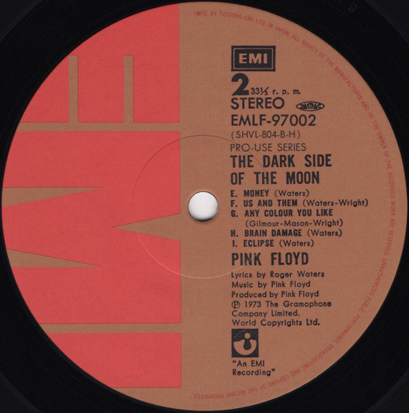 Pink Floyd - The Dark Side Of The Moon = 狂気 (Vinyl, LP, Album, Reis...