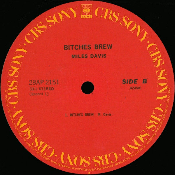 Miles Davis - Bitches Brew (2xVinyl, LP, Album, Reissue, Stereo) Good Plus (G+) / Very Good (VG)