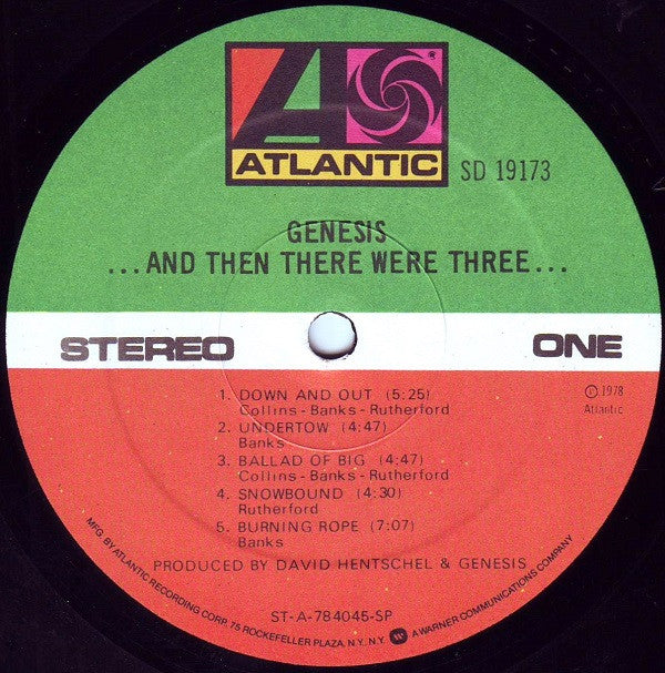 Genesis - ...And Then There Were Three... (Vinyl, LP, Album) Near Mint (NM or M-) / Very Good Plus (VG+)