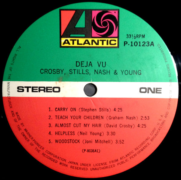 Crosby, Stills, Nash & Young - Déjà Vu (Vinyl, LP, Album, Reissue)