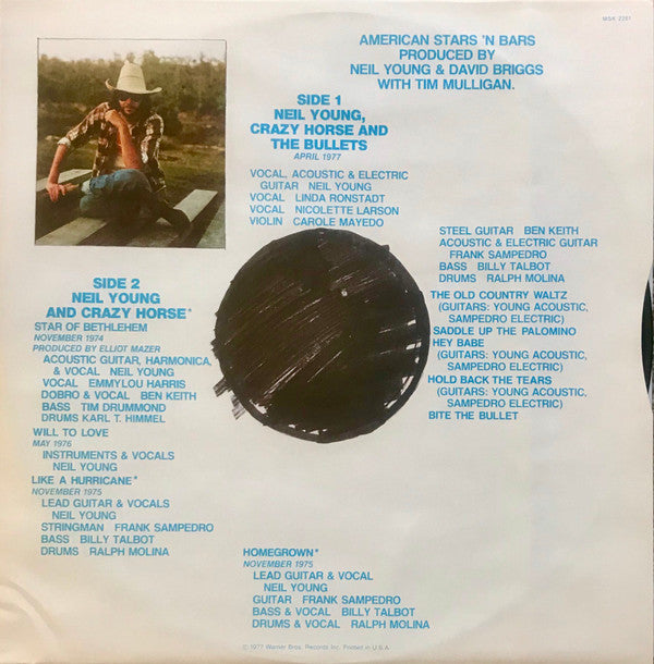 Neil Young - American Stars 'N Bars (Vinyl, LP, Album) Very Good (VG) / Very Good (VG)